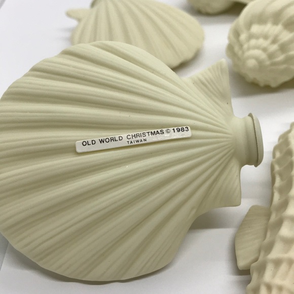 Vintage Old World Christmas Seashell Light Covers - Picture 6 of 6